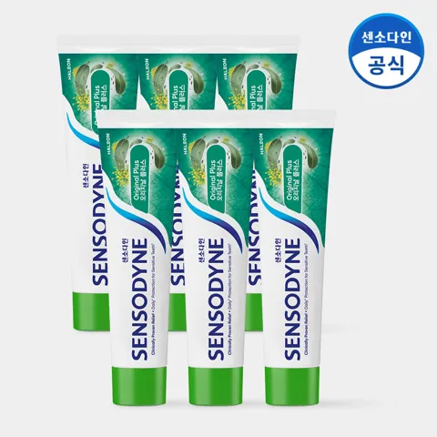 센소다인 오리지날 플러스 민감성 치약 100g, 6개