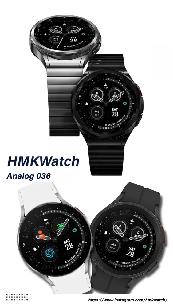 [WearOS] HMKWatch Analog 036 일시 무료