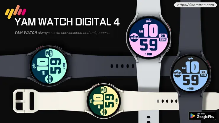 [WearOS] YamWatch Digital 4 외 일시 무료
