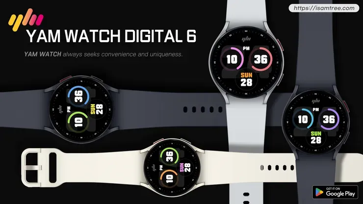 [WearOS] YamWatch Digital 6 일시 무료